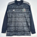 2019-2020 Mexico Black Long Sleeve Retro Soccer Jersey (长袖)