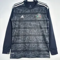 2019-2020 Mexico Black Long Sleeve Retro Soccer Jersey (长袖)