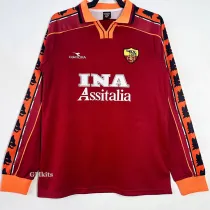 1998-1999 Roma Home Long Sleeve Retro Soccer Jersey (长袖)
