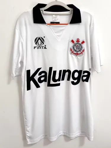 1990 Corinthians Home Retro Soccer Jersey
