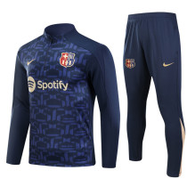 24-25 BAR Royal blue Half Pull Tracksuit (半拉链)(匹印)