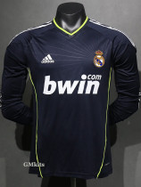 2010-2011 RMA Away Player Version 长袖球员 Long Sleeve Retro Soccer Jersey