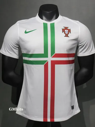 2012 Portugal Away Player Version Retro Soccer Jersey