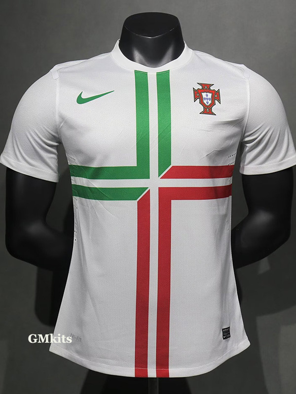 2012 Portugal Away Player Version 球员 Retro Soccer Jersey