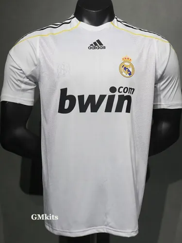 2009-2010 RMA Home Player Version Retro Soccer Jersey