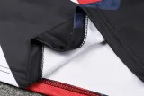 24-25 Man Utd Blue red Kids Half Pull Tracksuit (童装)(半拉链)