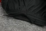 24-25 Man Utd Blue red Kids Half Pull Tracksuit (童装)(半拉链)