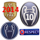 2014-2015 RMA Away Player Version 球员 Retro Soccer Jersey