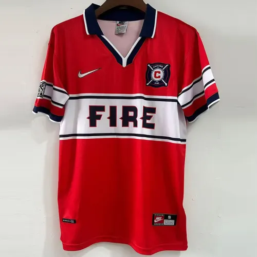 1998 Chicago Fire Home Retro Soccer Jersey