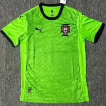 25-26 Portugal Green Goalkeeper Fans Soccer Jersey *PM