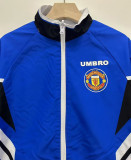 1996-1997 Man Utd Blue & White Retro Double Sided Windbreaker (双面风衣)