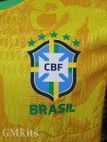 25-26 Brazil Yellow Special Edition Player Version Soccer Jersey (耶稣)