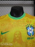 25-26 Brazil Yellow Special Edition Player Version Soccer Jersey (耶稣)