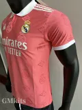 25-26 RMA Pink Special Edition Player Version Training Shirts *翻领