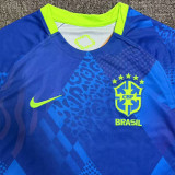 25-26 Brazil Away Fans Soccer Jersey (带星)