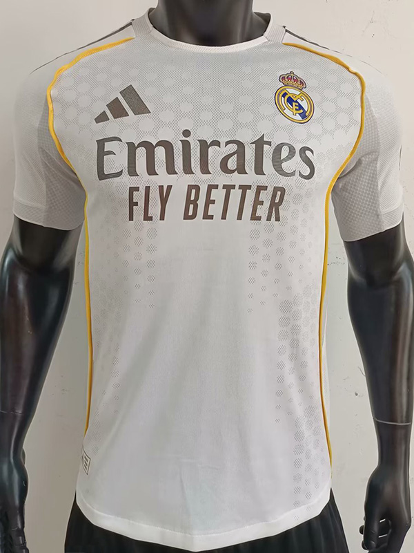US$ 17.00 - 25-26 RMA Home Player Version Soccer Jersey - www.gmkitsc.com