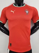 25-26 Portugal Home Player Version Soccer Jersey #PM
