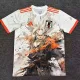 25-26 Japan White Special Edition Fans Soccer Jersey (橙白赛亚人)
