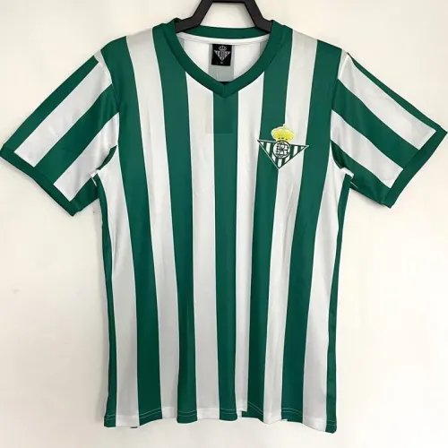 1976-1977 Real Betis Copa del Rey Home Retro Soccer Jersey
