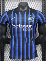 25-26 INT Blue Black Special Edition Player Version Soccer Jersey