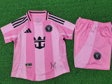25-26 Inter Miami Home Kids Player Version Soccer Jersey (球员童装)