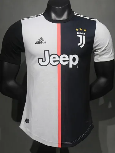 2019-2020 JUV Home Player Version Retro Soccer Jersey