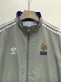 24-25 France Grey & Blue Double Sided Windbreaker (双面风衣)