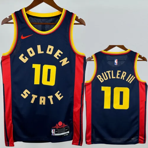 24-25 WARRIORS BUTLERIII #10 Royal blue City Edition Top Quality Hot Pressing NBA Jersey
