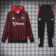 24-25 Man Utd Red Black Hoodie Tracksuit (卫衣套装)