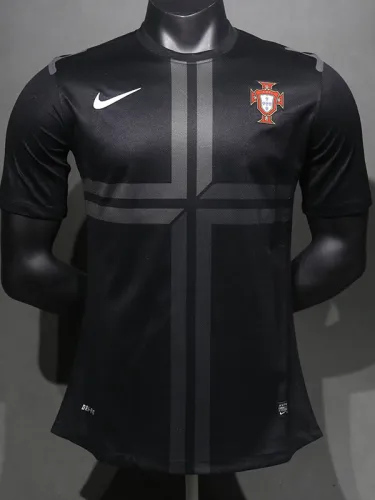 2013 Portugal Away Player Version Retro Soccer Jersey