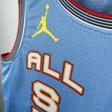 25-26 ALL-STAR LILLARD #0 Light blue Top Quality Hot Pressing NBA Jersey