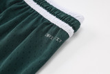 A2435 AJ Dark green Casual Short Pants