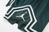 A2435 AJ Dark green Casual Short Pants