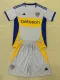 25-26 Boca Grey Concept Edition Kids Soccer Jersey