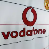 2003-2005 Man Utd Away Long Sleeve Retro Soccer Jersey (长袖)