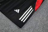 25-26 Man Utd Black Tank top and shorts suit