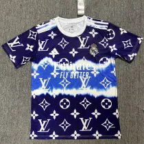 25-26 RMA Purple Blue Special Edition Fans Training Shirts (L)