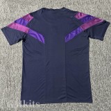 25-26 LA Galaxy Brown Purple Casual Edition Training Shirts