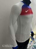 25-26 England Home Long Sleeve Player Version Soccer Jersey (长袖球员)