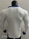 25-26 England Home Long Sleeve Player Version Soccer Jersey (长袖球员)