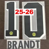 25-26 Dortmund Home Player Version Soccer Jersey
