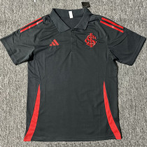 25-26 Internacional Black Polo Short Sleeve