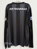2007 Flamengo GoalKeeper Black Long Sleeve Retro Soccer Jersey (长袖)