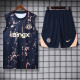 25-26 CHE Royal blue Tank top and shorts suit
