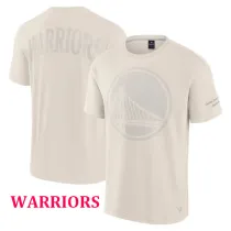 24-25 WARRIORS Milky White High Quality Casual T-Shirt