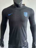 25-26 England Away Long Sleeve Player Version Soccer Jersey (长袖球员)