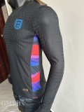 25-26 England Away Long Sleeve Player Version Soccer Jersey (长袖球员)