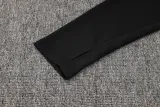 2025 AD Black Half Pull Tracksuit (半拉链)