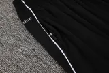 2025 AD Black Half Pull Tracksuit (半拉链)