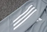 2025 AD Grey Half Pull Tracksuit (半拉链)